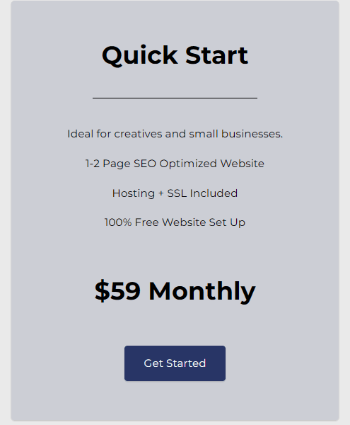 Fully Built Landing Page Website - Charged Monthly