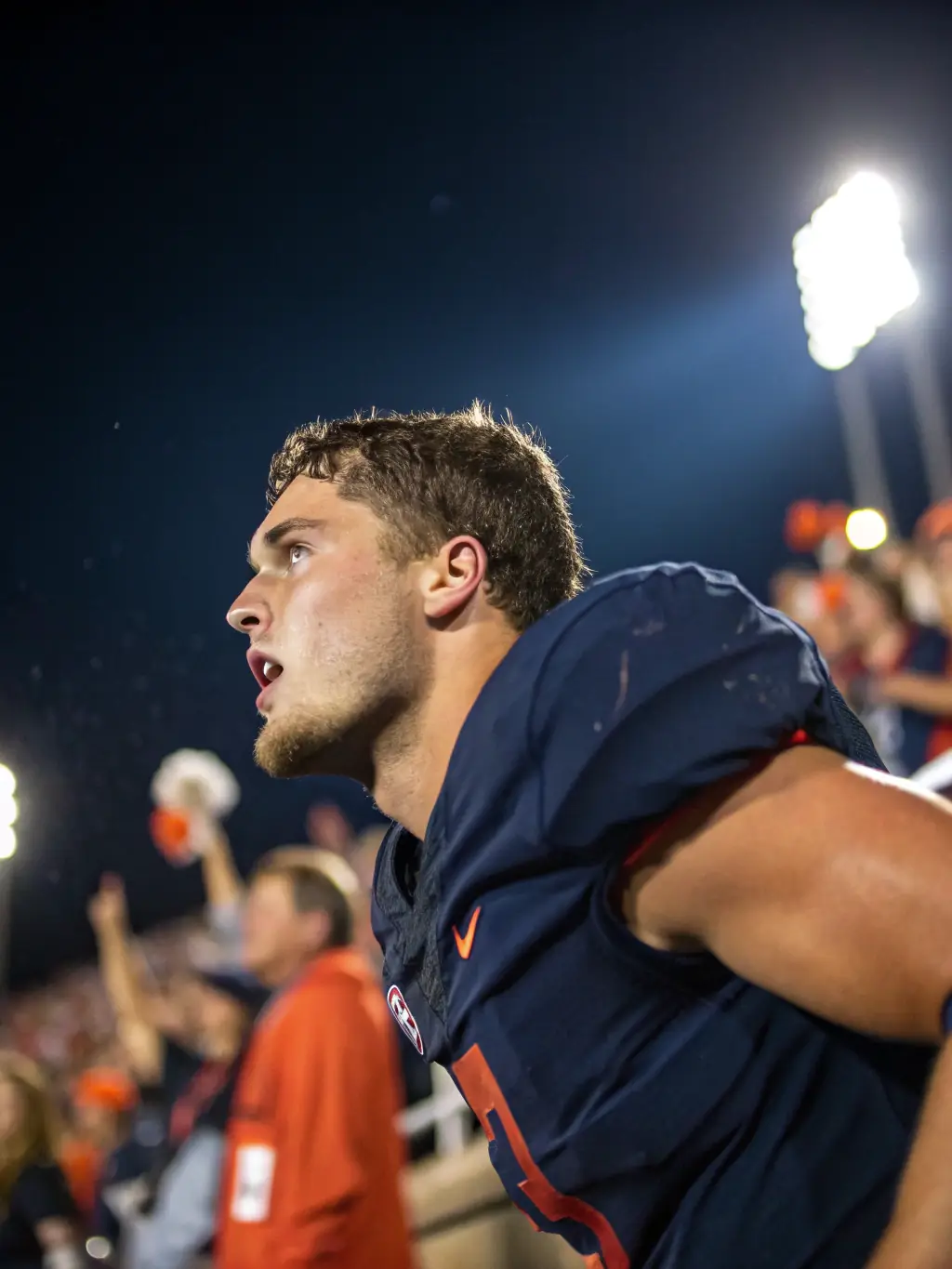 An athlete successfully executing a play after reviewing game film, showcasing the benefit of improved decision-making and execution.